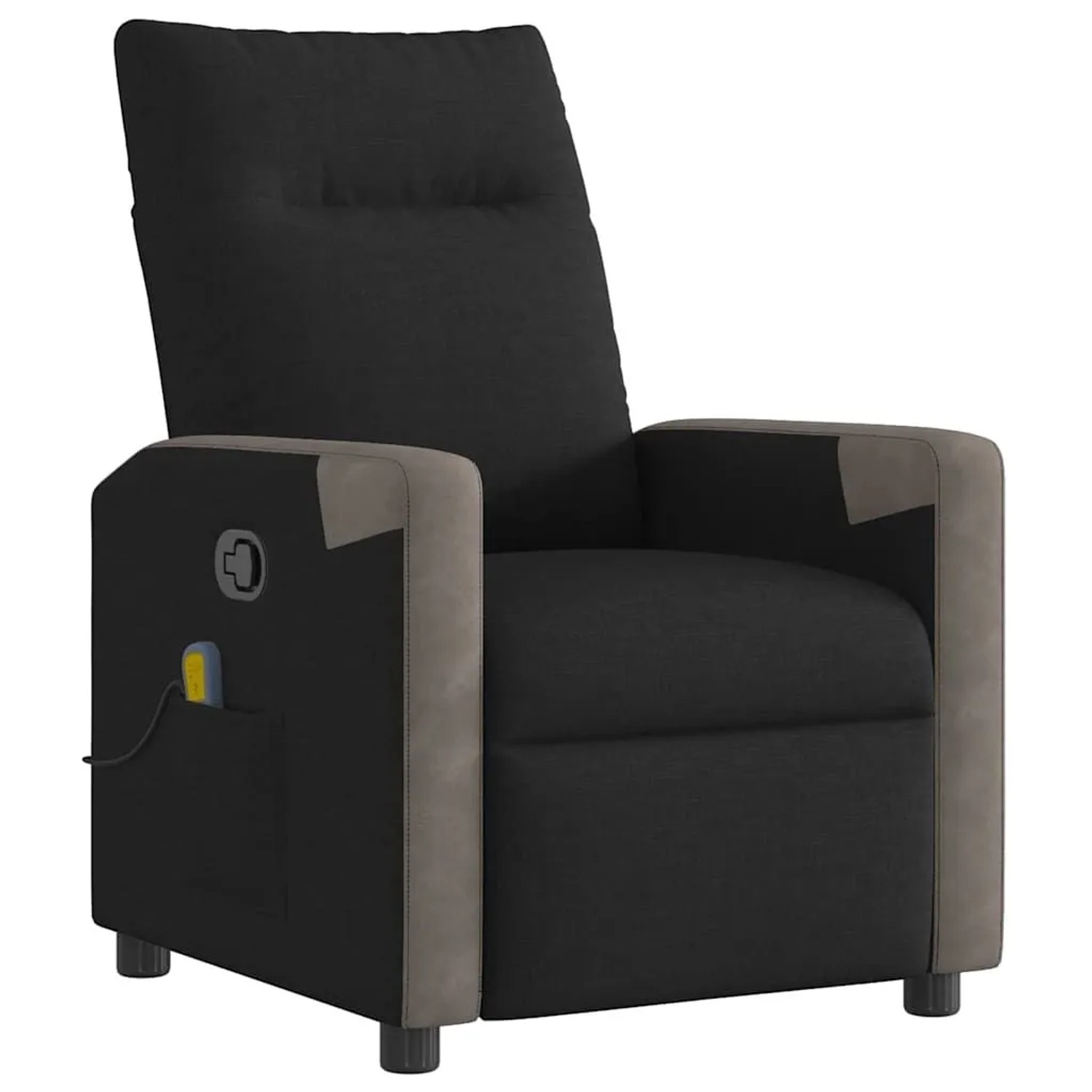 vidaXL Massagesessel Schwarz Stoff 4104846