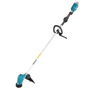 Makita Akku-Rasentrimmer DUR190LZX9, 18V, in Türkis und Schwarz.