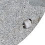 Grauer Siena Garden Schirmständer aus Granit, Ø 50cm, mit Feststellschraube.