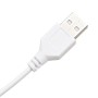 Weißes USB-Kabel für vidaXL Schminktisch mit LED-Leuchten.