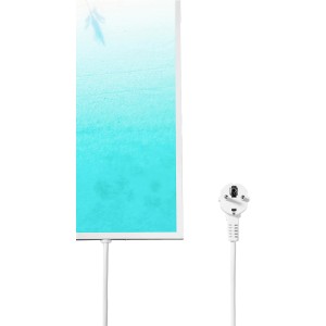 Könighaus Infrarotheizung 60x120cm mit Traumstrand-Motiv, elektrische Heizung.