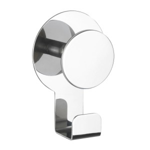 Glänzender Wenko Wandhaken Blandas aus rostfreiem Edelstahl für Bad & Küche.