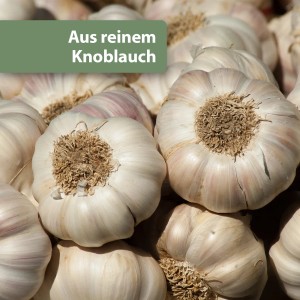 Frischer Knoblauch für Quiko Hobby Farming Vital Fit, ein Ergänzungsfutter für Vögel.