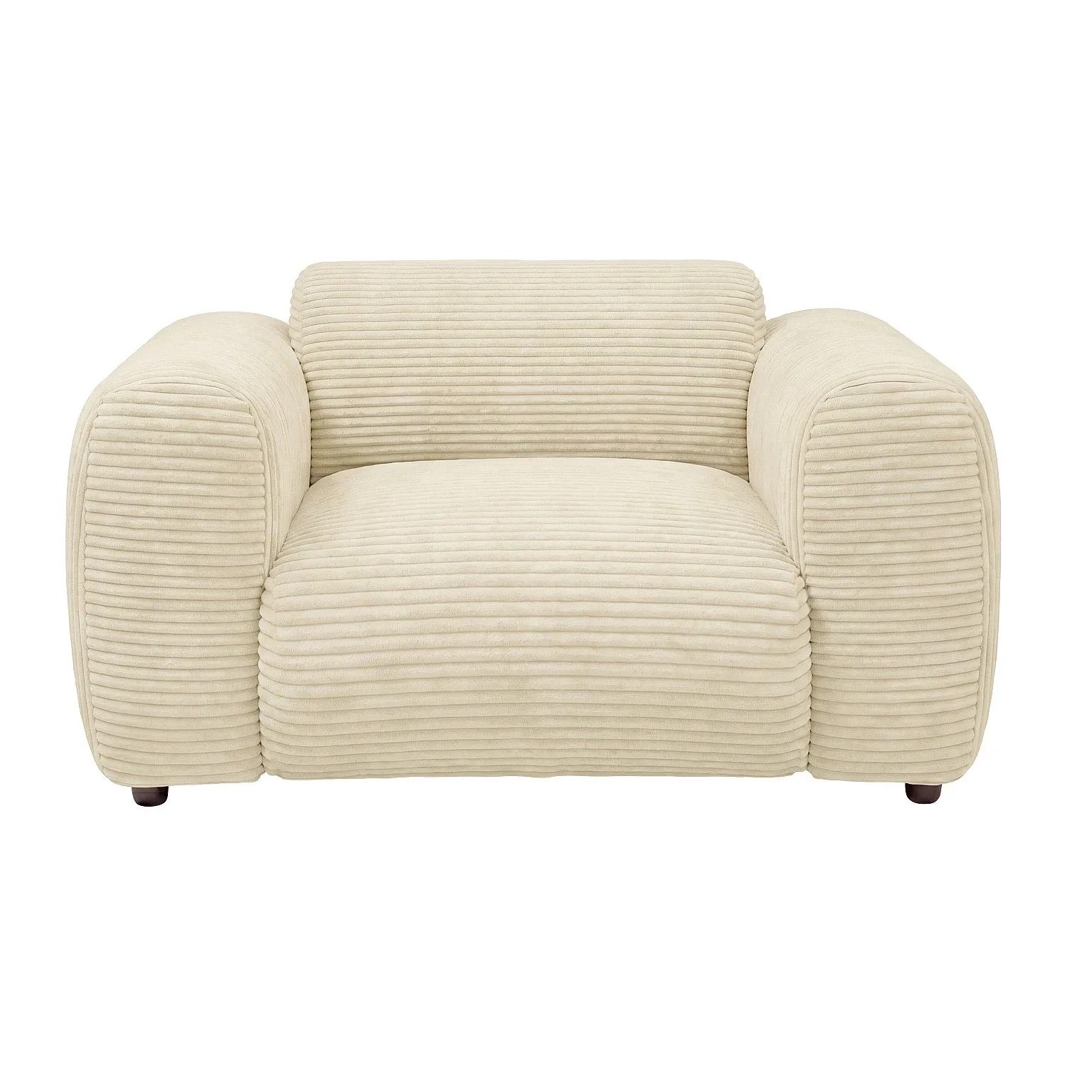 Vente-unique Sessel Mit Gerader Rückenlehne Pogni Beige 130 cm