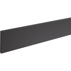 Optifit Sockelpaket Anthrazit, 48,8 cm, mit Dichtung und Verbindung für Küchenmöbel.