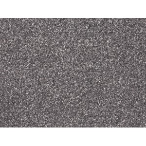 Grauer Teppichboden Olivia, Meterware, mit feinem Flor. Ideal für Wohnräume.