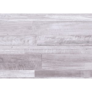 Heller Laminatboden im Pinie Sea Pine Hell Dekor mit Holzstruktur.
