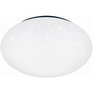 Weiße Reality LED-Deckenleuchte Potz mit Sternenhimmel-Effekt, dimmbar.