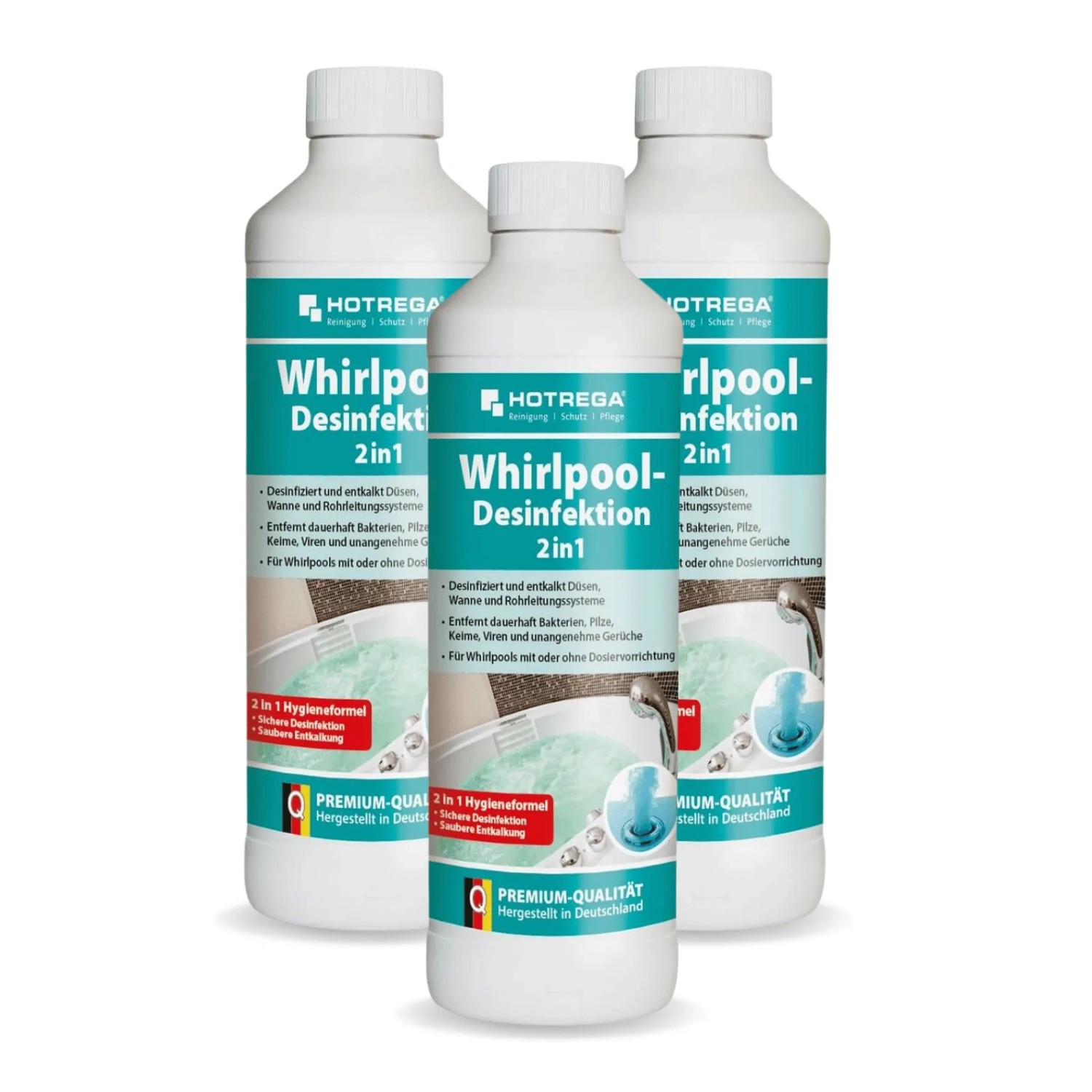 Hotrega Whirlpool Desinfektion 2in1 Konzentrat Sets 3