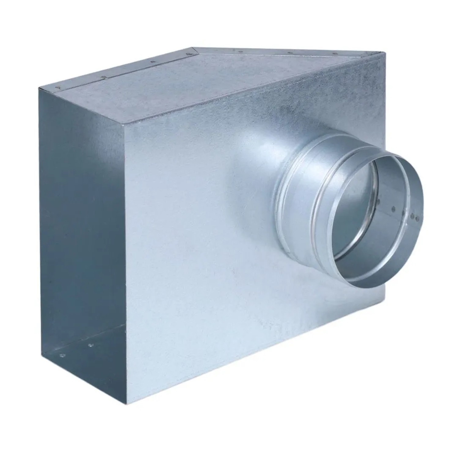 Subtiel Flachkanal Übergang 90° 200 x 90 mm Auf Ø 100 mm