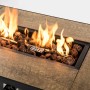 Teamson Home Lavasteine in Feuerschale mit Flammen, braun-grau-rote Natursteine, 3 kg.