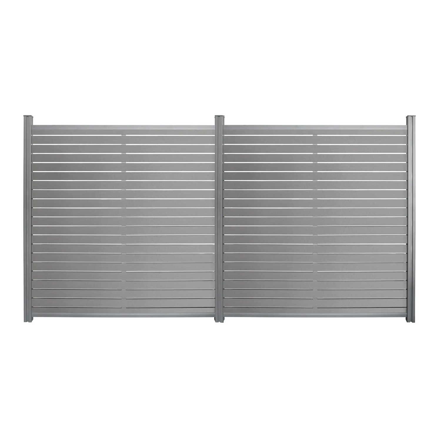 Thumbnail - Home Deluxe WPC-Sichtschutzzaun Alira 1 Element 185 cm x 180 cm Dunkelgrau