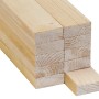 Stapel egalisierte Fichte/Tanne Unterkonstruktionslatten, 18x35x2000 mm, für den Innenausbau.