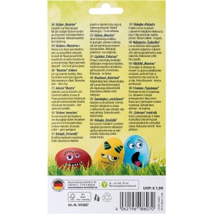 Brauns-Heitmann Eierfarben Sticker Monster für lustige Ostergesichter, 2 Blatt.