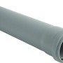 Graues Marley HT-Rohr DN 40 mit Steckmuffe, 1000 mm lang, für die Gebäudeentwässerung.