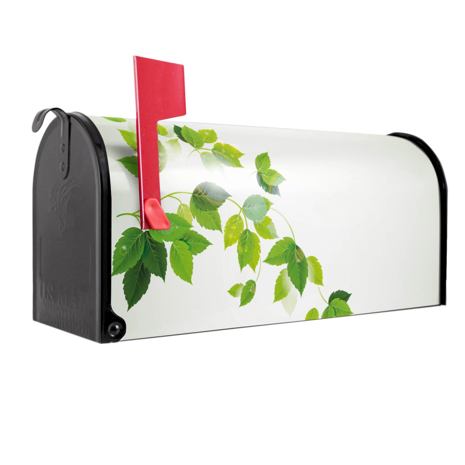 Banjado Amerikanischer Briefkasten Schwarz 48x22x16cm US Mailbox Letterbox günstig online kaufen