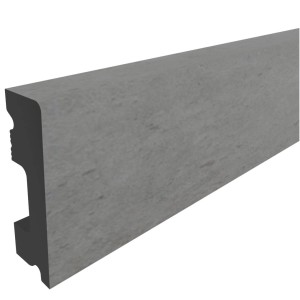 Selit Sockelleiste Selitstyle® FBL50 Fliese Ancona, graue Fußleiste im Fliesendesign.