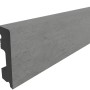 Selit Sockelleiste Selitstyle® FBL50 Fliese Ancona, graue Fußleiste im Fliesendesign.