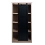 MCW Schrank K75 naturfarben mit Schiebetür und 8 Fächern. Schubladenkommode mit viel Stauraum.
