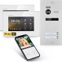 Balter EVO-HD Video-Türsprechanlage für Zweifamilienhaus mit Monitoren und App-Steuerung.