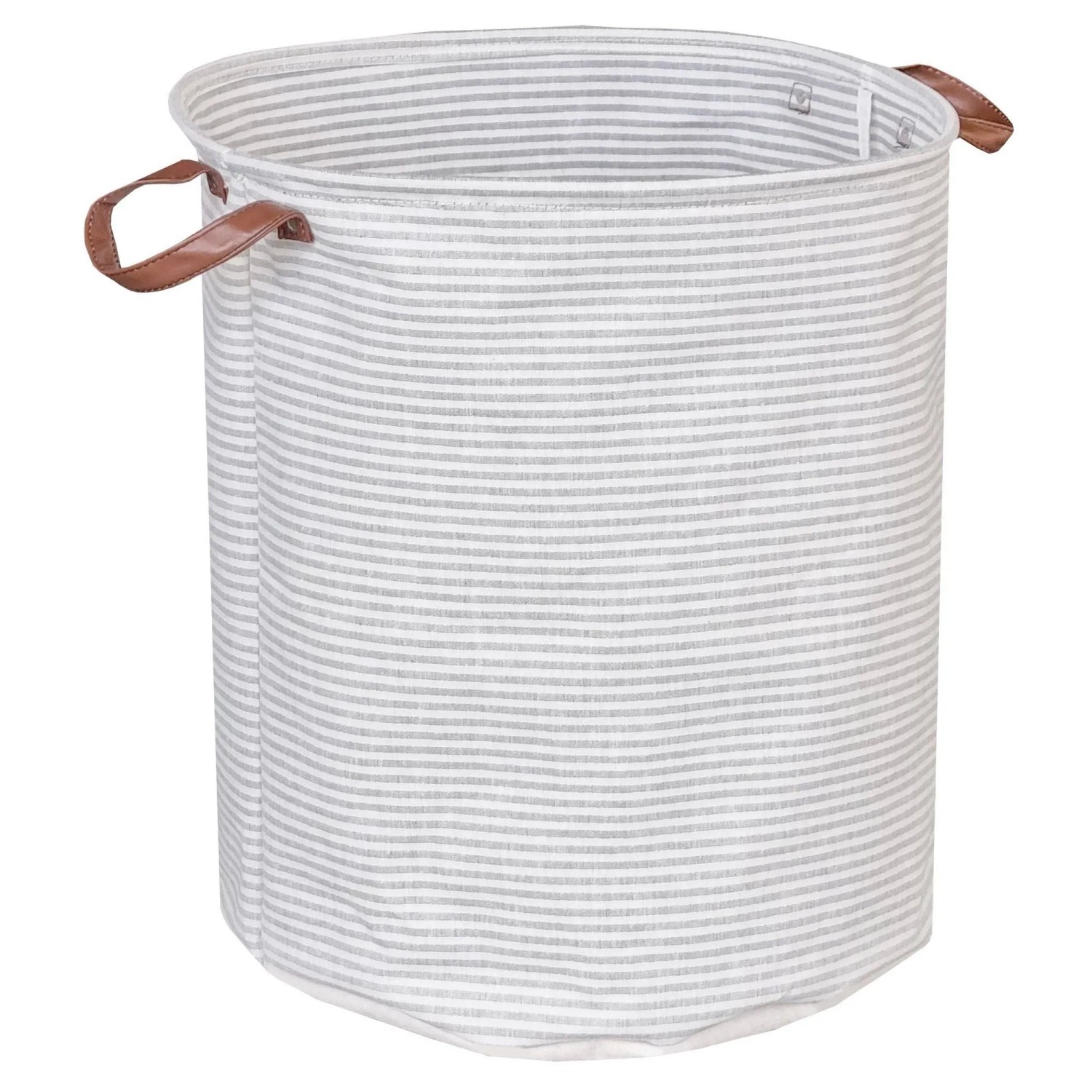 osoltus Wäschekorb Oslo Organizer mit Griffen Wäschesammler Wäschebox 46L Rund