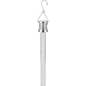 Solar-Hängeleuchte Stab LED Pink, Ø 3x22cm, für stimmungsvolle Deko im Garten.