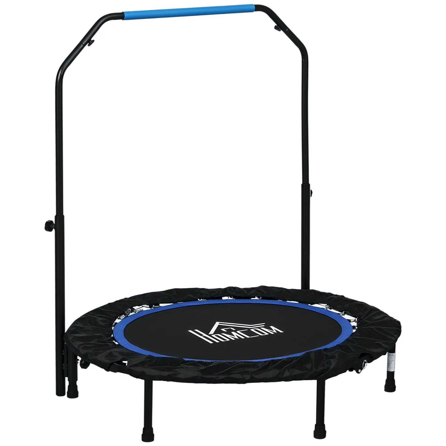HOMCOM Fitness Trampolin Faltbar Höhenverstellbar