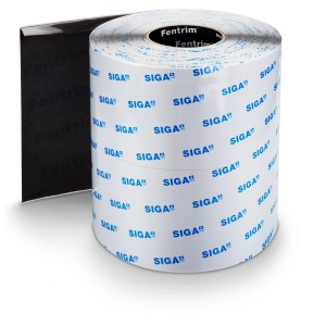 Siga Fentrim IS 2 Klebeband, 15/235 mm x 25 m Rolle, Dämmstoffzubehör für winddichte Fenster- und Türrahmenverklebung.