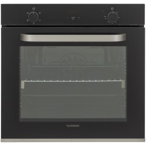 Telefunken Backofen Einbaubackofen Autark 78 Liter Hot Air Shield 60 cm Einbau Ofen Ohne Kochfeld Schwarz