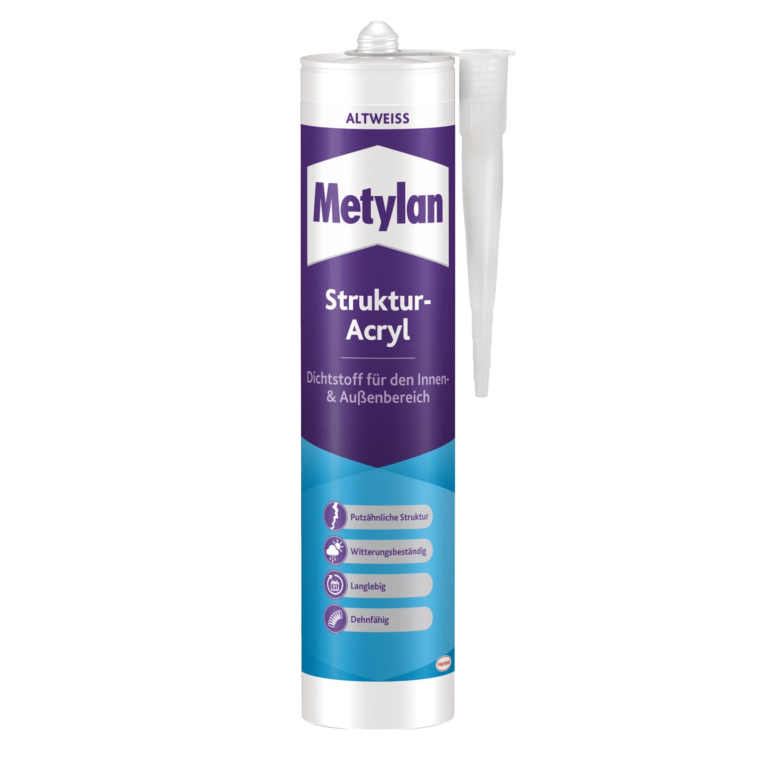 Metylan Strukturacryl 300 ml Kartusche Weiß günstig online kaufen