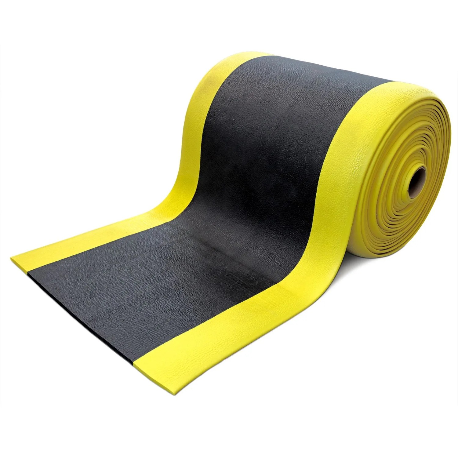 PROREGAL Anti-Ermüdungsmatte Aus Vinyl HxBxT 1x60x1800cm Gelb/Schwarz Arbeitsplatzmatte