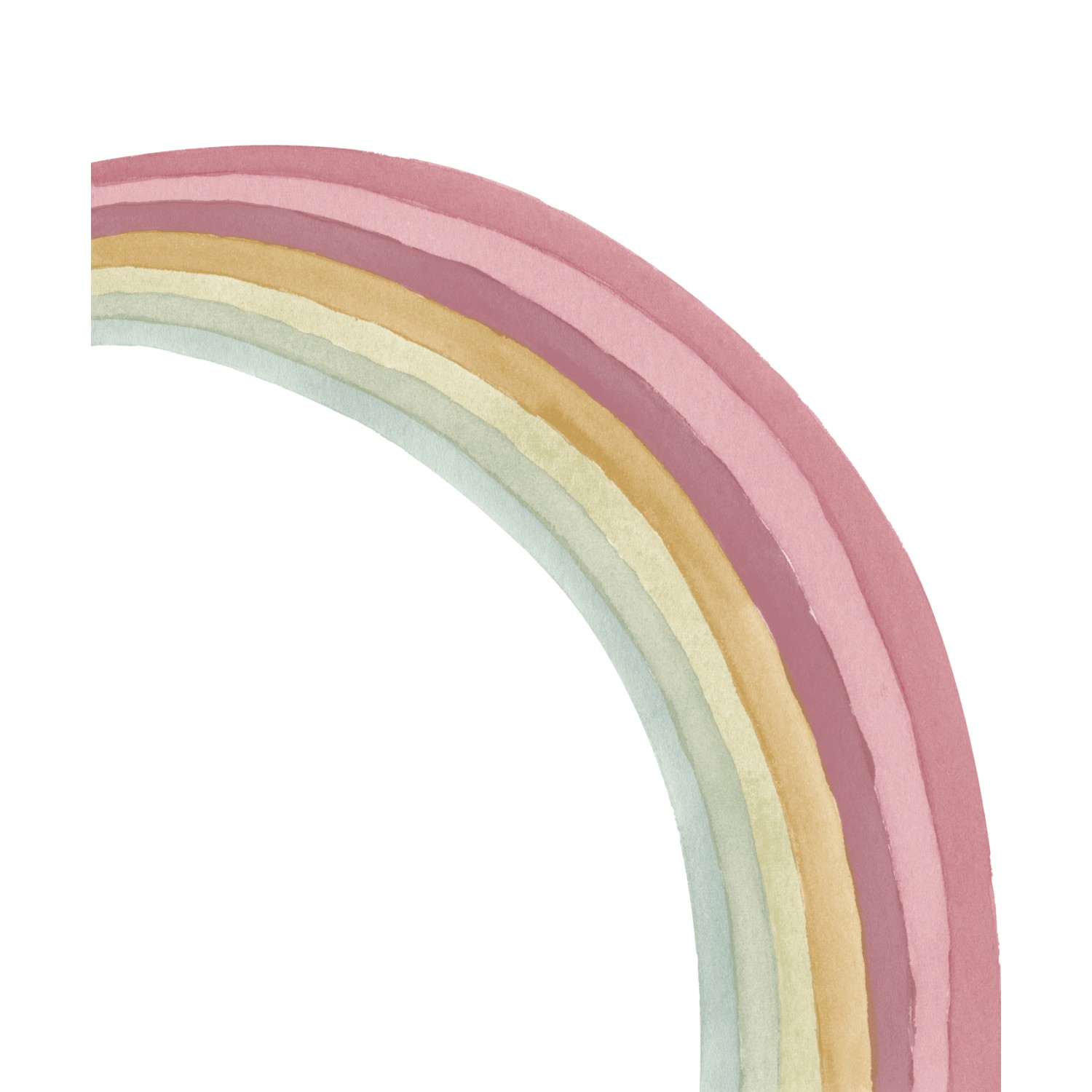Rasch Digitaltape Bambino XIX 253269 Regenbogen Blassrosa 3 m x 2,5 m