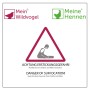 Warnhinweis auf MeinWildvogel Vogelfutter: Erstickungsgefahr durch Plastikbeutel. Von Kindern fernhalten!