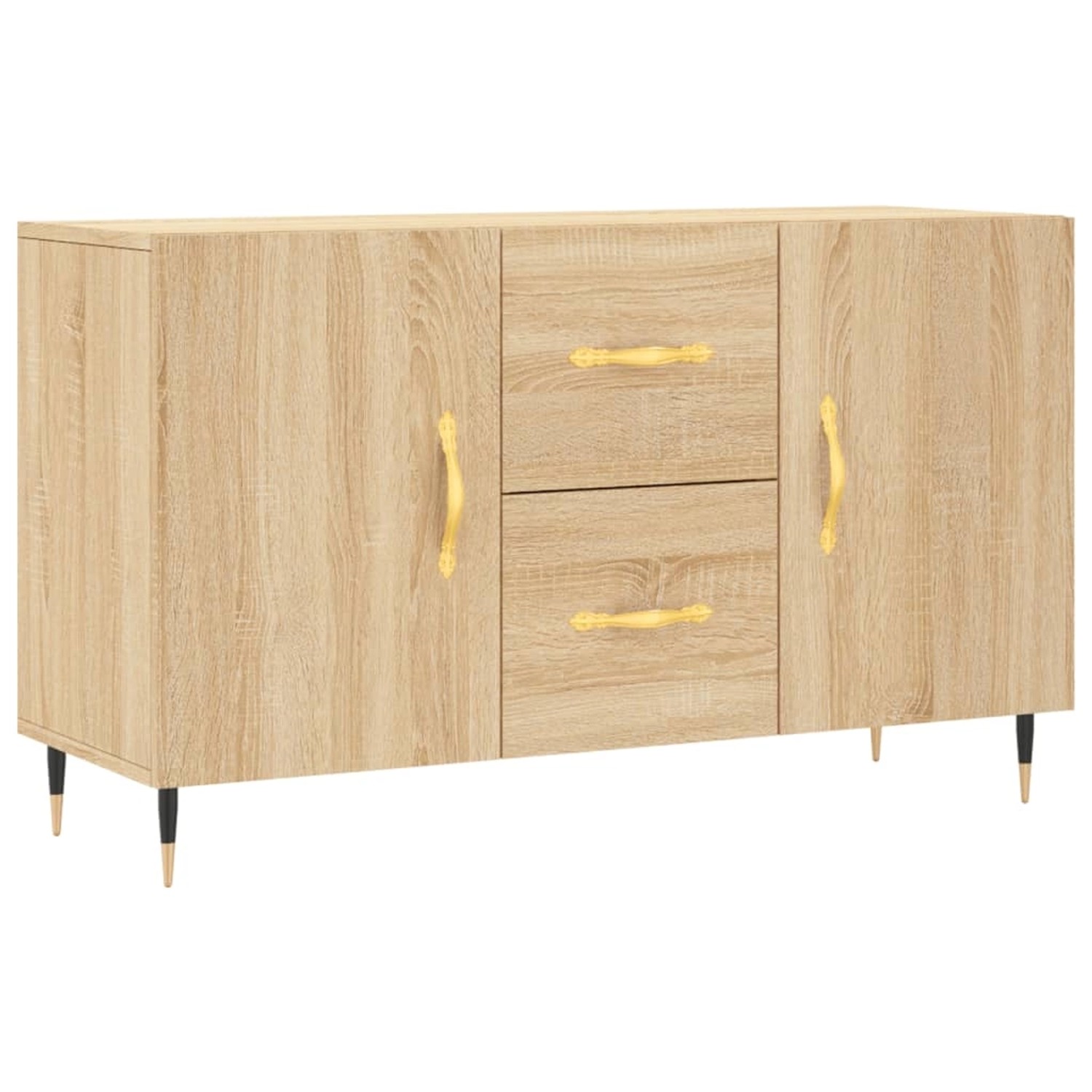 vidaXL Sideboard Sonoma-Eiche 100x36x60 cm Holzwerkstoff 828151 günstig online kaufen