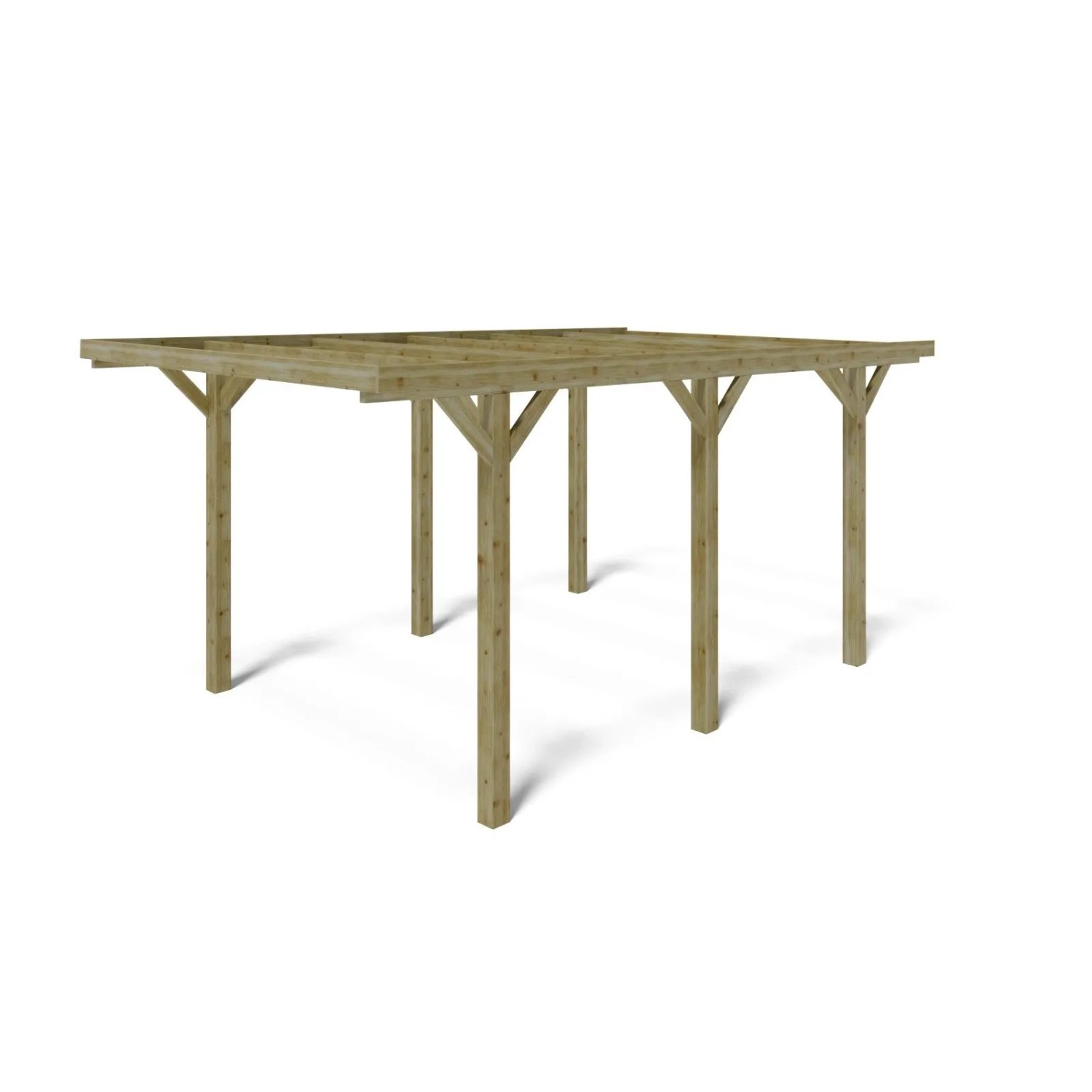 ALTANKA Carport Garagendach 3.04x5.12 m   15.56 m2