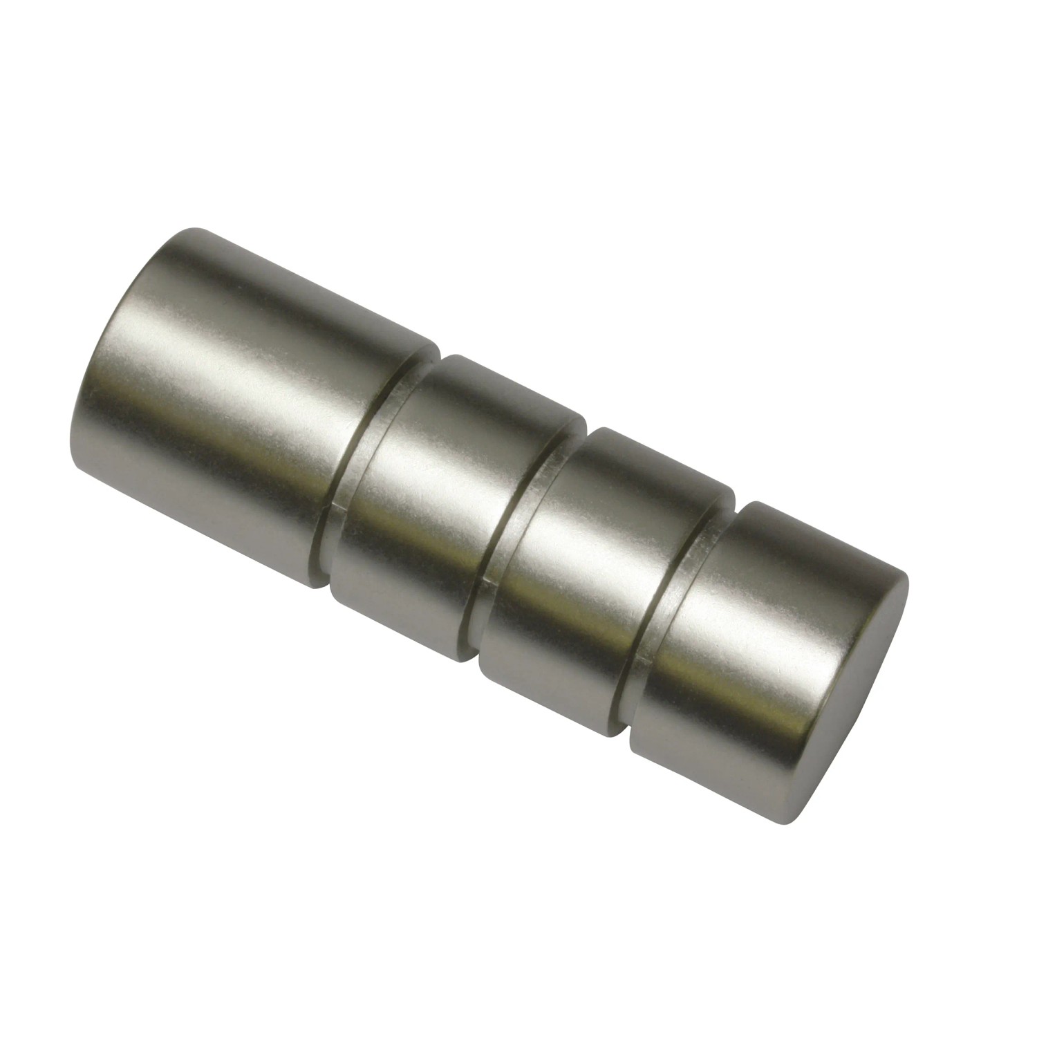Gardinia Endstück Europa Andra, silber-satin, für 19 mm Stangen.