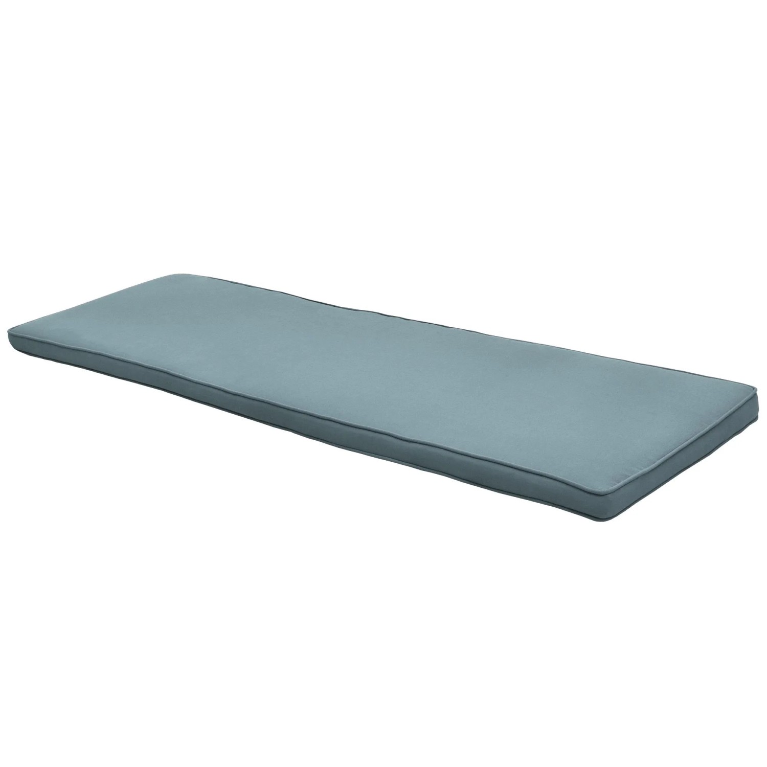Beautissu Loft BK Auflage Bankkissen Sitzkissen 180x48x5cm Taubenblau