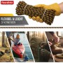 Floordirekt Polypropylen Seil, schwarz-orange, Ø 22 mm, Länge 50 m, aufgerollt in Hand