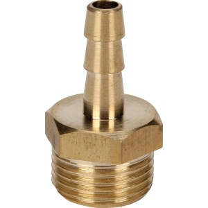 Einhell Gewindestecktülle R 3/8 Außengewinde aus Messing für Kompressor Zubehör.