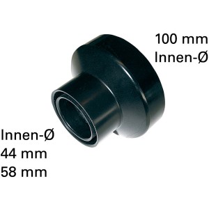Metabo Absaugadapter für Sauger mit Stutzen (Ø 100, 44, 58 mm) für Holzbearbeitungsmaschinen.