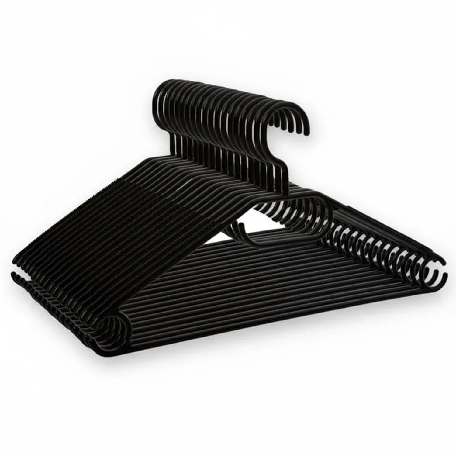2Friends Kleiderbügel 50er Set Schwarz