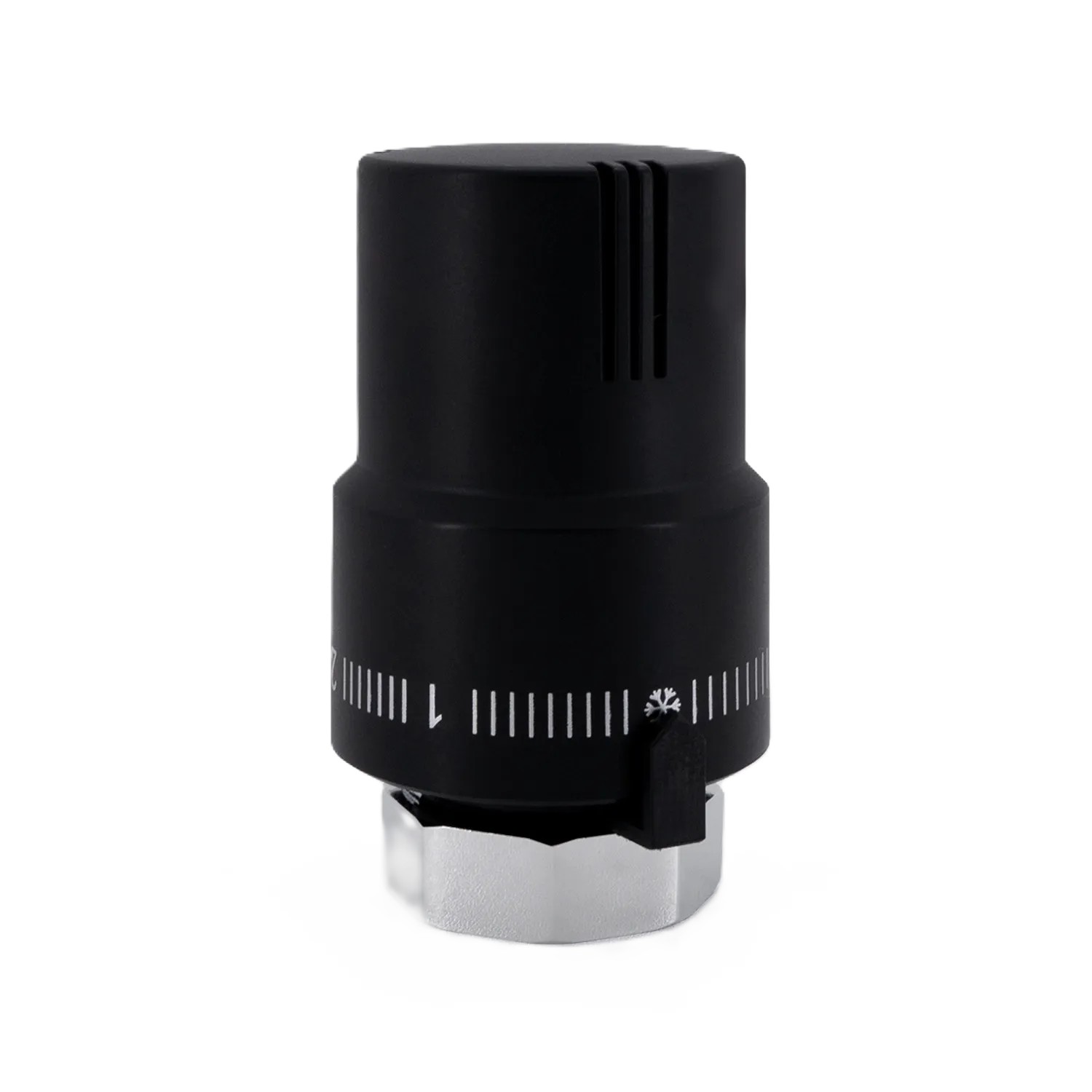 Sanicomfort Thermostatkopf Premium Schwarz