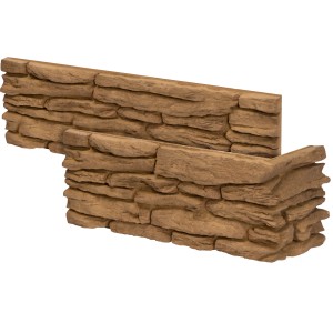 Stegu Verblender Ecke California Braun: Beton-Eckverblender für Innen & Außen.