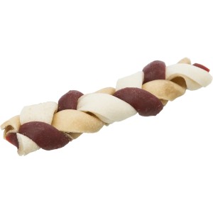 Trixie Denta Fun Braided Stick, geflochtener Hunde-Natursnack aus Rinderhaut, 30g.
