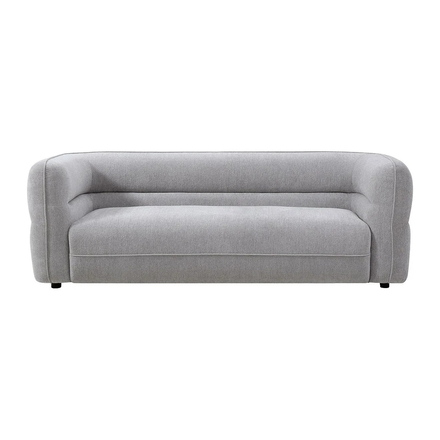 Vente-unique Sofa Ohne Schlafmöglichkeit Taliena Grau 222 cm