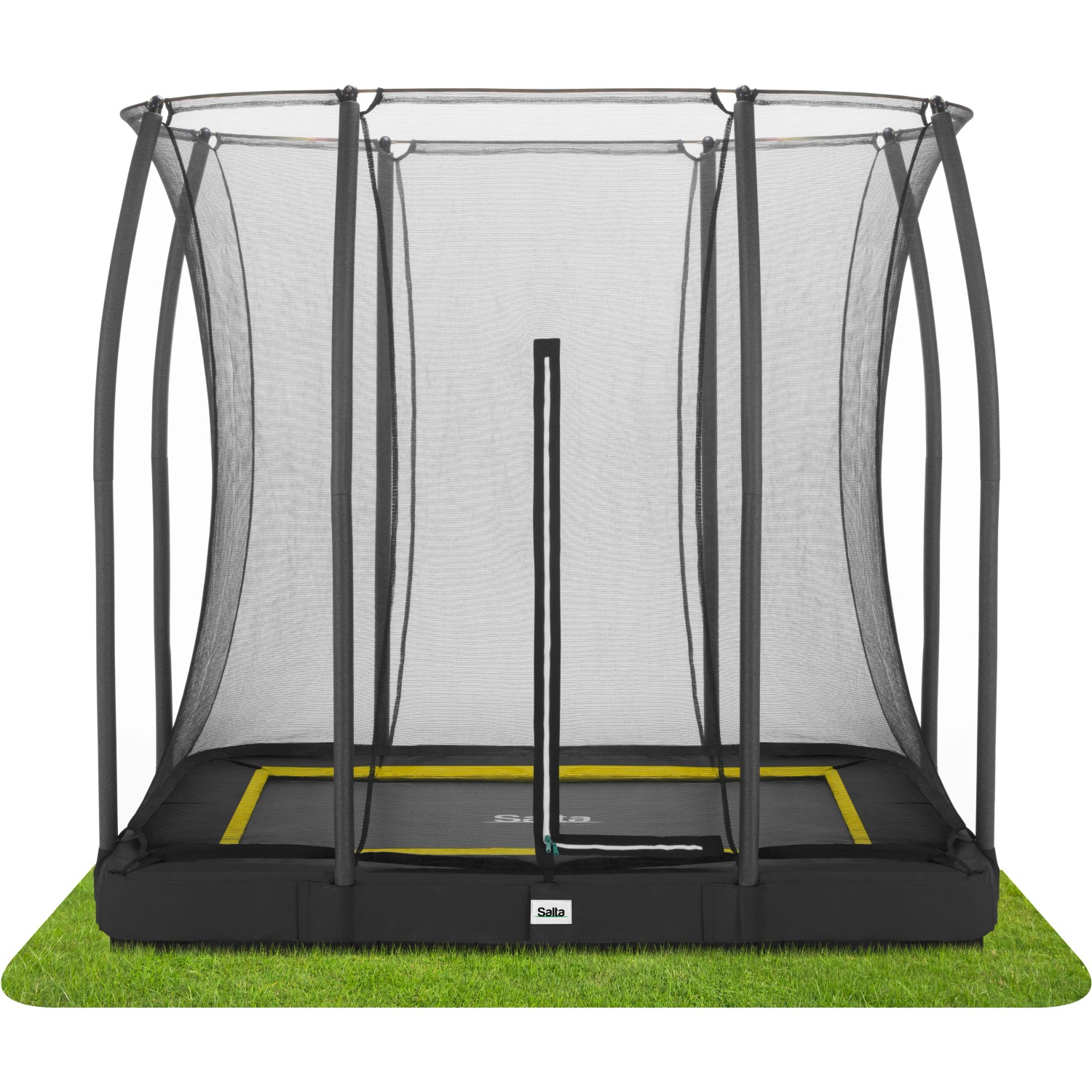 Salta Trampolin Comfort Edition Ground 214 cm x 153 cm Schwarz