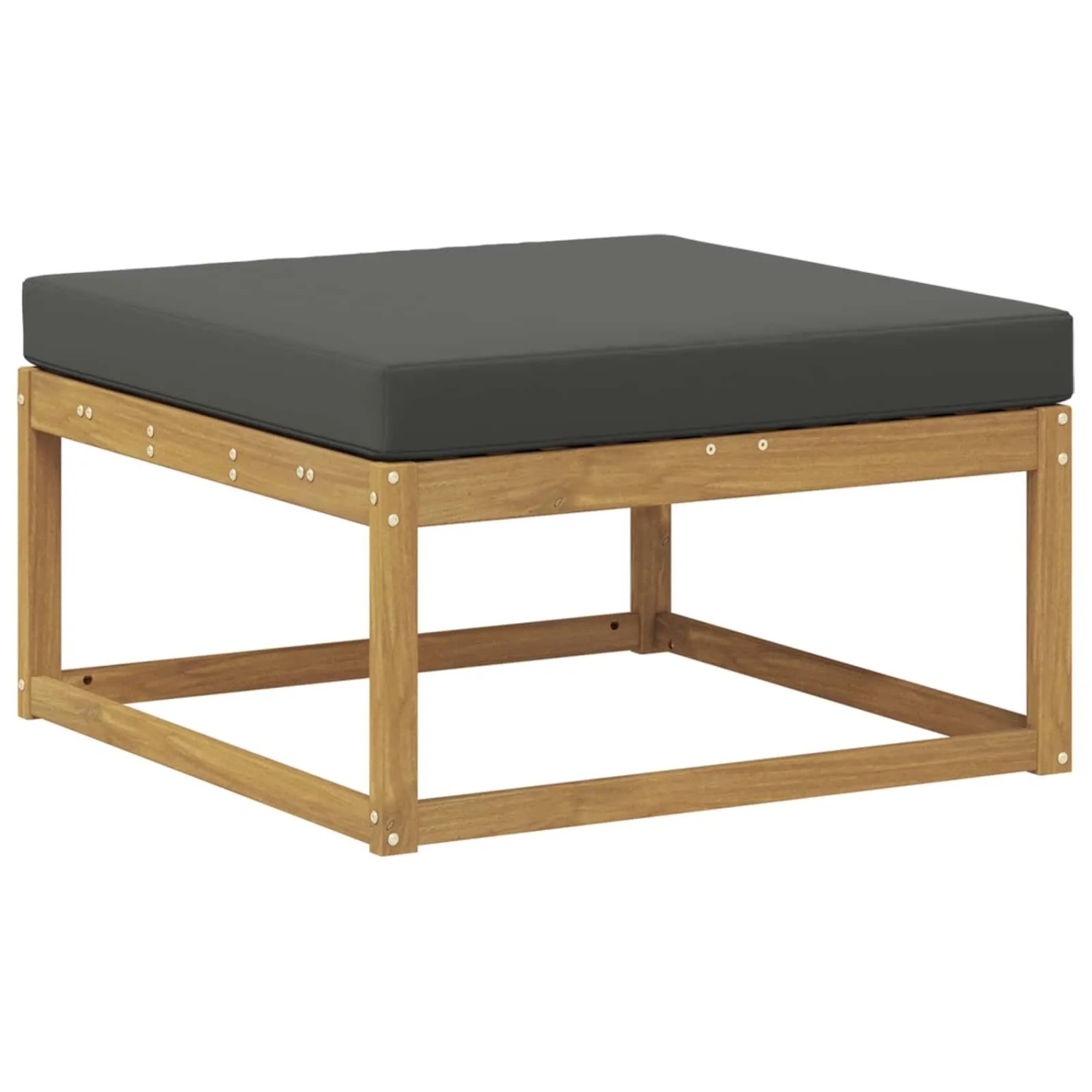 vidaXL Outdoor-Fußhocker Polyester Weiß 901533
