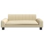 vidaXL Hundebett Creme 90x53x30 cm Stoff 171846_3