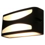 Moderne Eco-Light Aussenwandleuchte Leipzig in Anthrazit, 22x9x11 cm, für E27 Leuchtmittel.