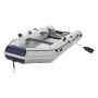 ArtSport Schlauchboot Paddelboot Grau mit Aluboden  3,80m